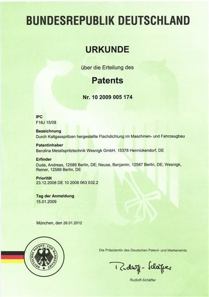 Patent 10 2009 005 174