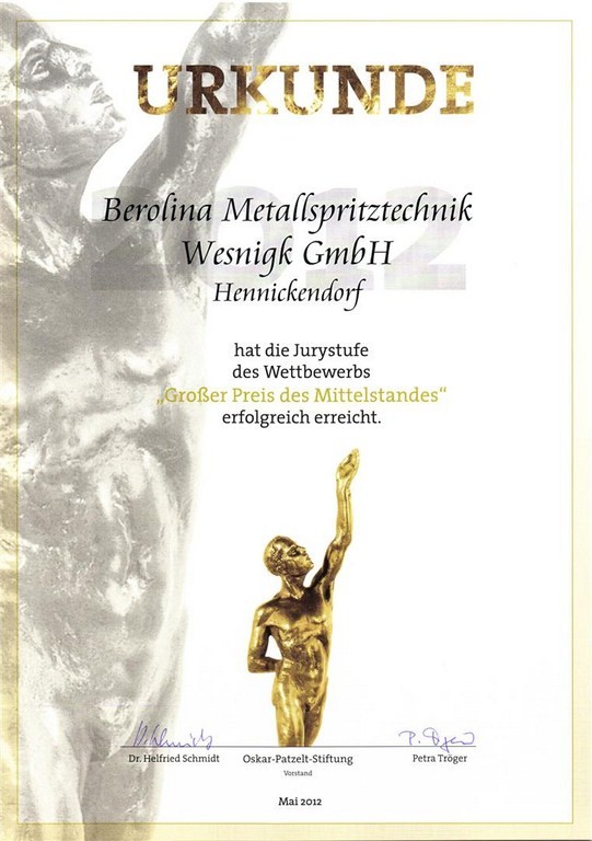 Großer Preis des Mittelstandes - Oskar-Patzelt-Stiftung